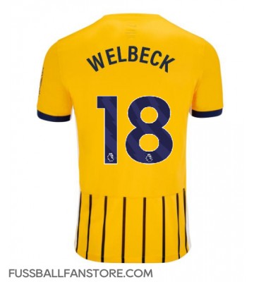 Brighton Danny Welbeck #18 Replik Auswärtstrikot 2024-25 Kurzarm